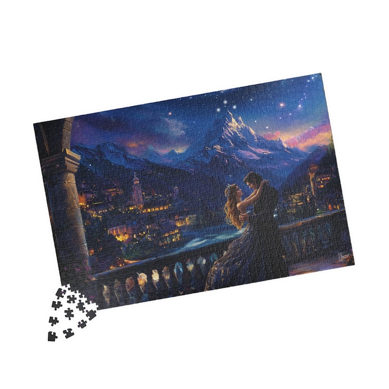 Rompecabezas de Feysand en Velaris: Rompecabezas de ACOTAR para amantes de los libros 1014 pcs (Horizontal)