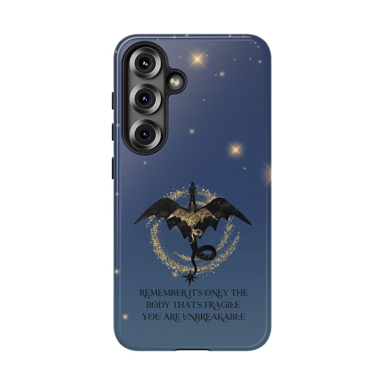 Iron Flame Dragon Rider Phone Case: Impact Resistant Polycarbonate image 7