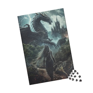 Violet Sorrengail Puzzle: Fourth Wing Dragon Rider Jigsaw
