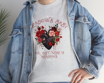 Zade Meadows Haunting Adeline Tee, Booktok Merch T-Shirt, Meadows Baby Our Last Name, Shirt Dark Romance Shirt Bookish gift