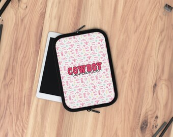 Cowboy Romance Kindle Sleeve, Western Romance Laptop Case, Funda de libro, Regalos para amantes de los libros, Regalo para lector, Estuche electrónico, Funda para tableta