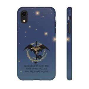 Iron Flame Dragon Rider Phone Case: Impact Resistant Polycarbonate image 3