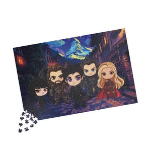 Velaris City of Starlight Puzzle: ACOTAR Rhysand and Feyre Gift