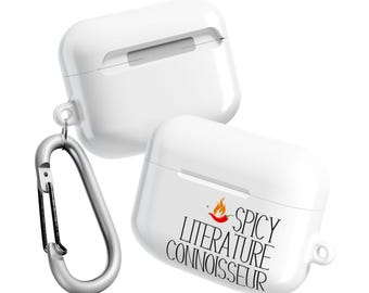 Bookish AirPods and AirPods Pro Case Cover, Smut Book Lover Headphone Case, Spicy Book Connoisseur