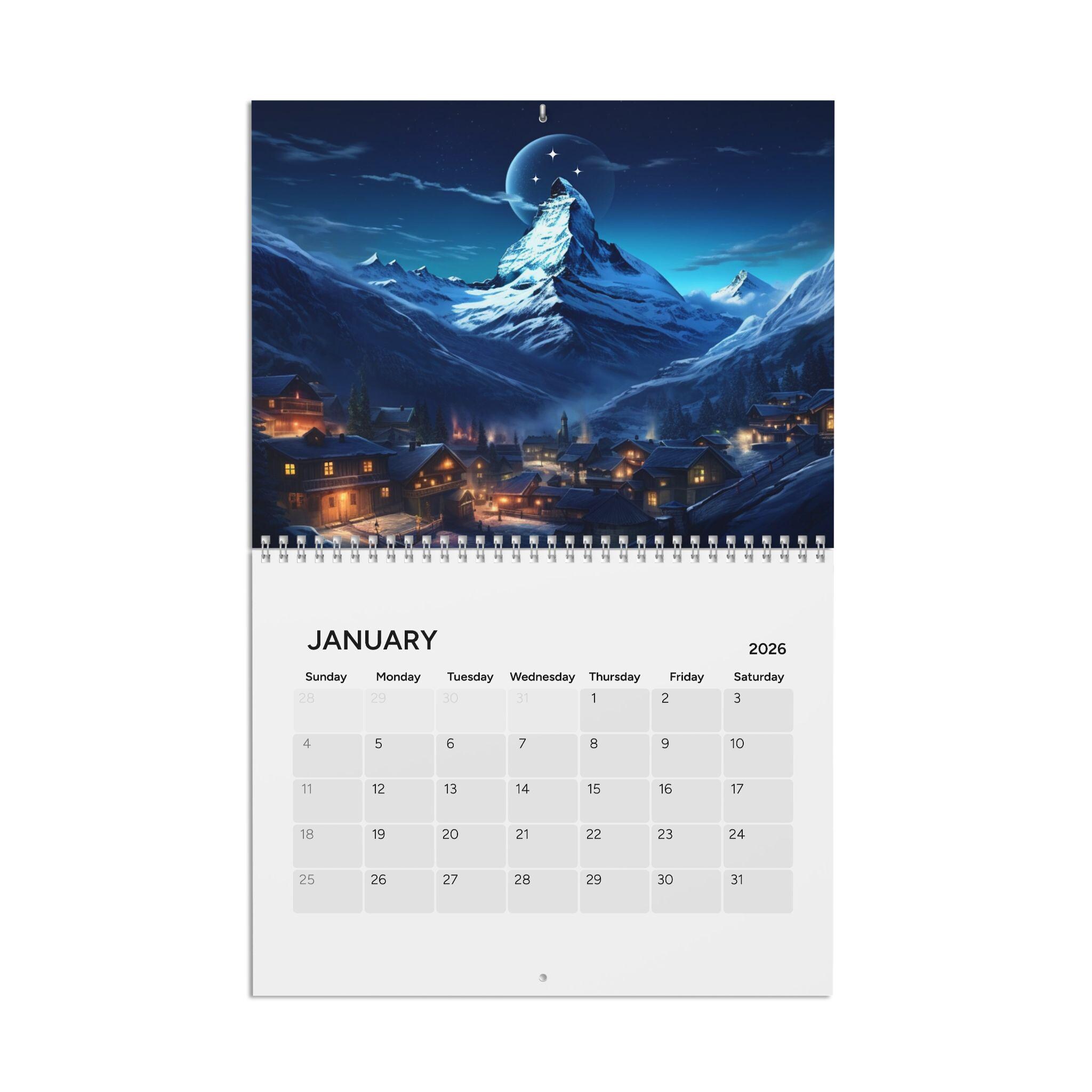 no title Images High Quality Grahic ACOTAR 2026 Wall Calendar, No Titles Version, Prythian Scene Calendar ...