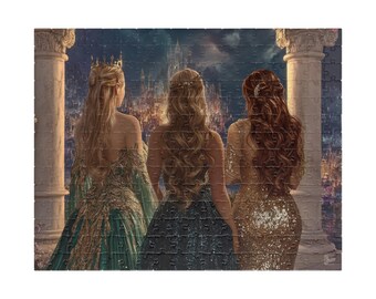 Maasiverse Fmc's Puzzle of Aelin, Feyre, Bryce, ACOTAR Puzzle