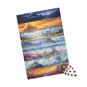 ACOTAR Velaris Jigsaw Puzzle: Courts of Prythian, Book Lover Gift