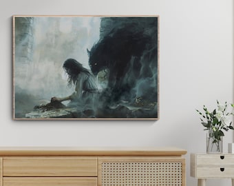 Elspeth Spindle Art Print: One Dark Window Digital Download