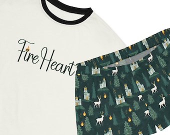 Throne of Glass Pajamas: Bookish Two-Piece Sleepwear