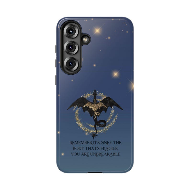 Iron Flame Dragon Rider Phone Case: Impact Resistant Polycarbonate image 9