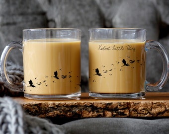 Fourth Wing Dragon Glass Mug: Bookish Gift, Xaden and Violet