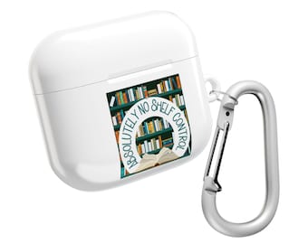 Book Lover AirPods Case: 'No Shelf Control' Bookworm Gift