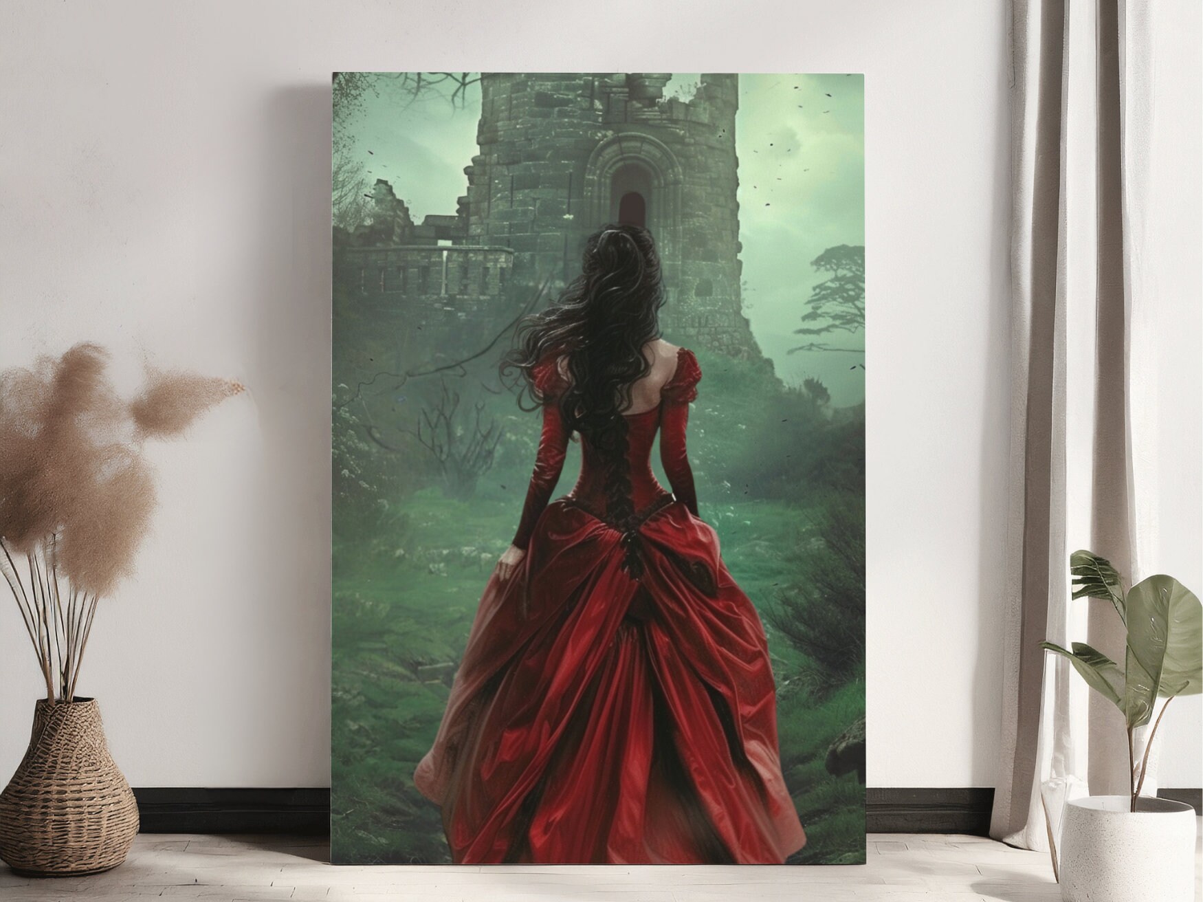 【ラプンツェル様用】DECEIVER Thrashing Heavy Metほか Elspeth Spindle Art Print: Dark Fantasy Castle (digital Download