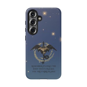 Iron Flame Dragon Rider Phone Case: Impact Resistant Polycarbonate image 8