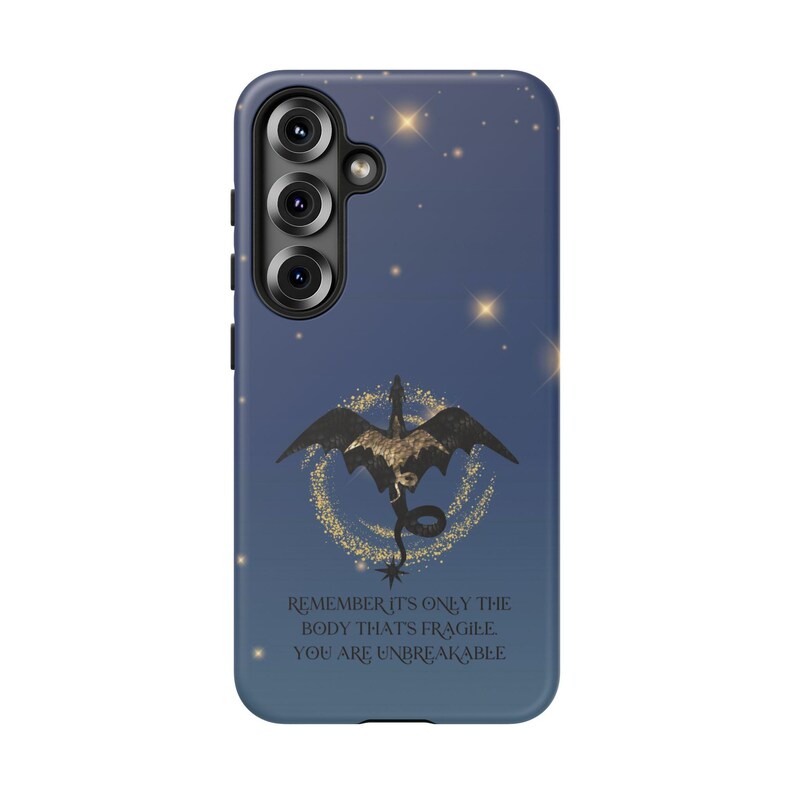 Iron Flame Dragon Rider Phone Case: Impact Resistant Polycarbonate image 8