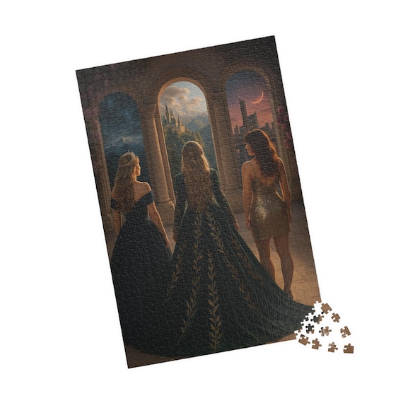 Maasverse Women Puzzle, ACOTAR, TOG, Crescent City Fan Art