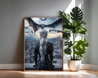 Manon Blackbeak Art Print: Throne of Glass, Crochan Queen (Digital Download)