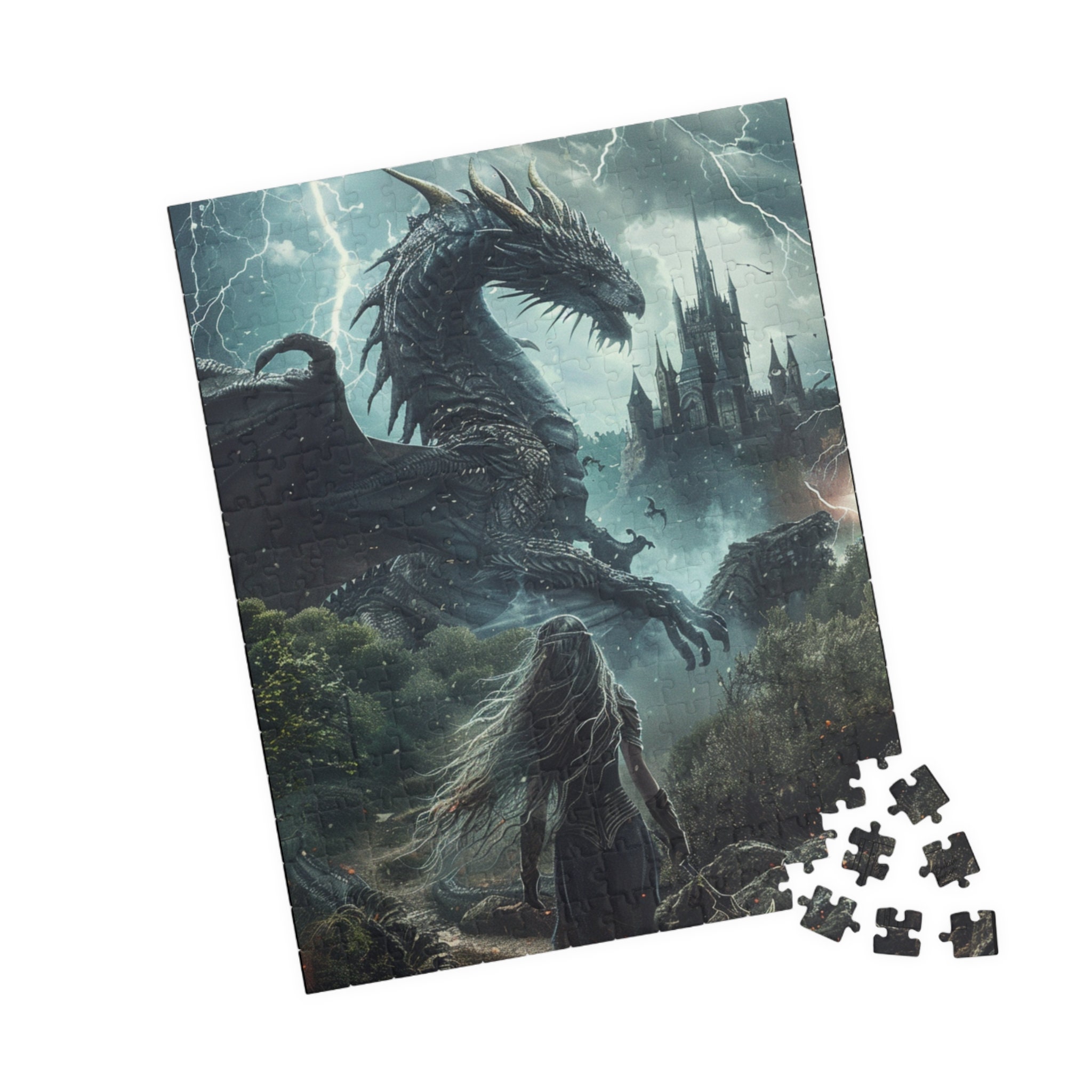 Violet Sorrengail Puzzle: Fourth Wing Dragon Rider Jigsaw - Etsy