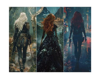 Póster de fan art de Sarah J Maas: ACOTAR, TOG, Impresión artística de Crescent City