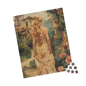 ACOTAR Elain Archeron Puzzle, Fierce Women of Fantasy Puzzles, Book Jigsaw Puzzles, Sarah J Maas, Velaris City of starlight, SJM gifts