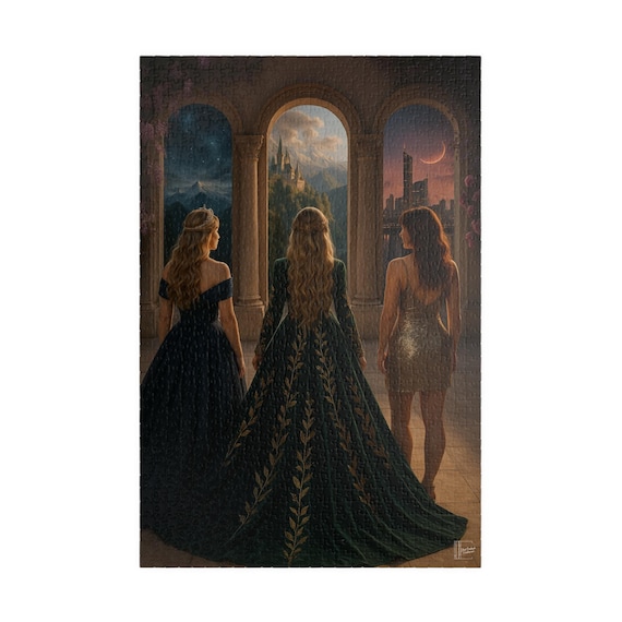 Maasverse Women Puzzle, ACOTAR, TOG, Crescent City Fan Art