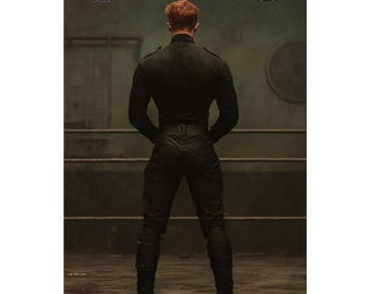 Pôster de fã de Liam Mairi: Quarta Asa, Decoração Literária da Chama de Ferro