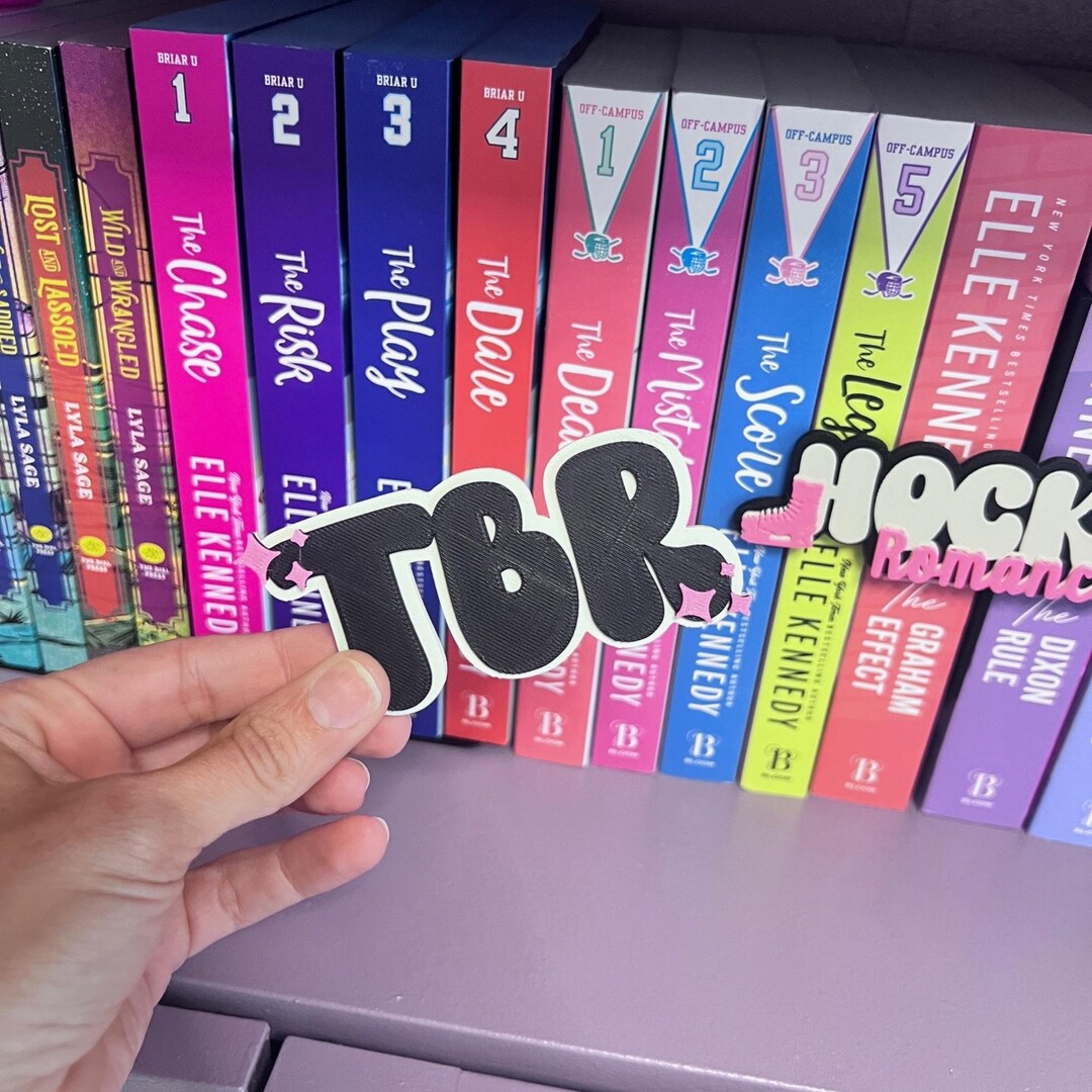 Genre Signs 3D Printed Bookshelf Genre Signs: Book Club Decor - Etsy