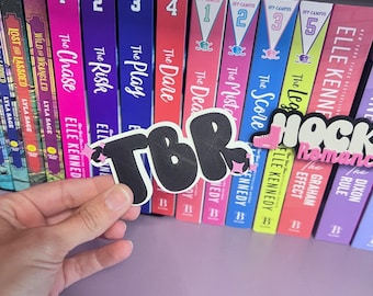 Letreros de estantería impresos en 3D: Decoración para clubes de lectura