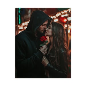 Zade and Adeline Cat & Mouse Duet Fanart, Dark Romance Book Lover, Haunting Adeline wall decor, Library Art, Reader wall art, gift for her