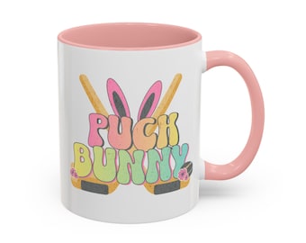 Slapshot Sips Hockey Romance Book Lover Two-Tone Mug, Hockey Lover Mug, Book Lovers, Gift for her, Pucking Mug, Puck Bunny Gift, Reader gift