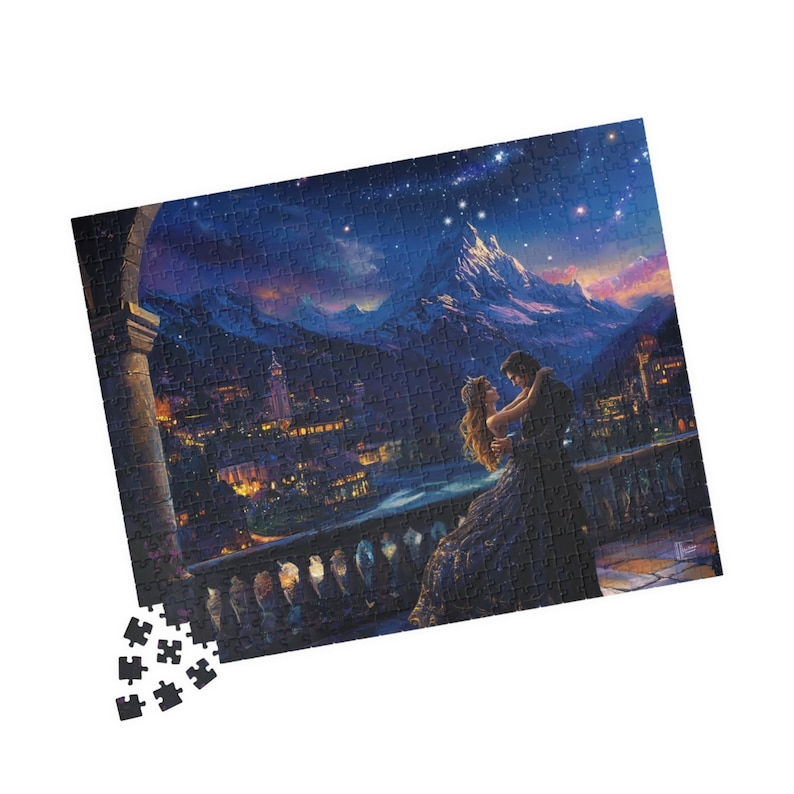 Rompecabezas de Feysand en Velaris: Rompecabezas de ACOTAR para amantes de los libros 520 pcs (Horizontal)