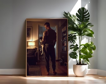 Lichter aus, Josh und Fred, Into the Darkness Fan Kunstdruck: Booknook Bücherregal Dekor (Digitaler Download)