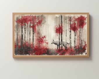 From Blood and Ash Smart TV Art, Blood Forest FRAME TV art, Wolven Book Fine Art, Samsung Frame tv art Reader, Digital Download Blood & Ash