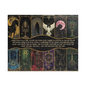 O Pesadelo e a Garota Uma Janela Escura Elspeth Spindle Puzzle, Shepard King Duo Jigsaw Puzzle, Rachel Gillig, Amantes de Livros, Reader Puzzle