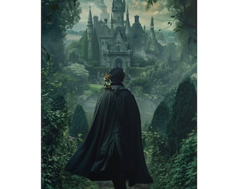 Stampa artistica dell'assistente del cattivo: Trystan Fanart, decorazioni romantiche e stravaganti