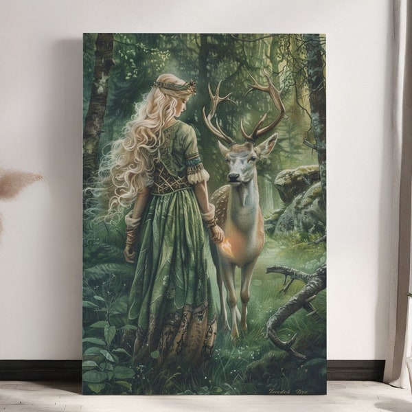 Aelin Galathynius Digital Wall Art Prints, Wall Decor, Library Wall Art, Sarah J Maas Art, FMC, TOG, Queen of Terrasen Digital Download