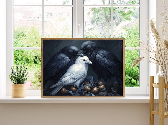 Ravens Art Print: Dark Romance Fanart (Digital Download)