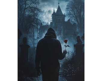 Zade Meadows Fanart Print: Dark Romance, Haunting Adeline, Library Art