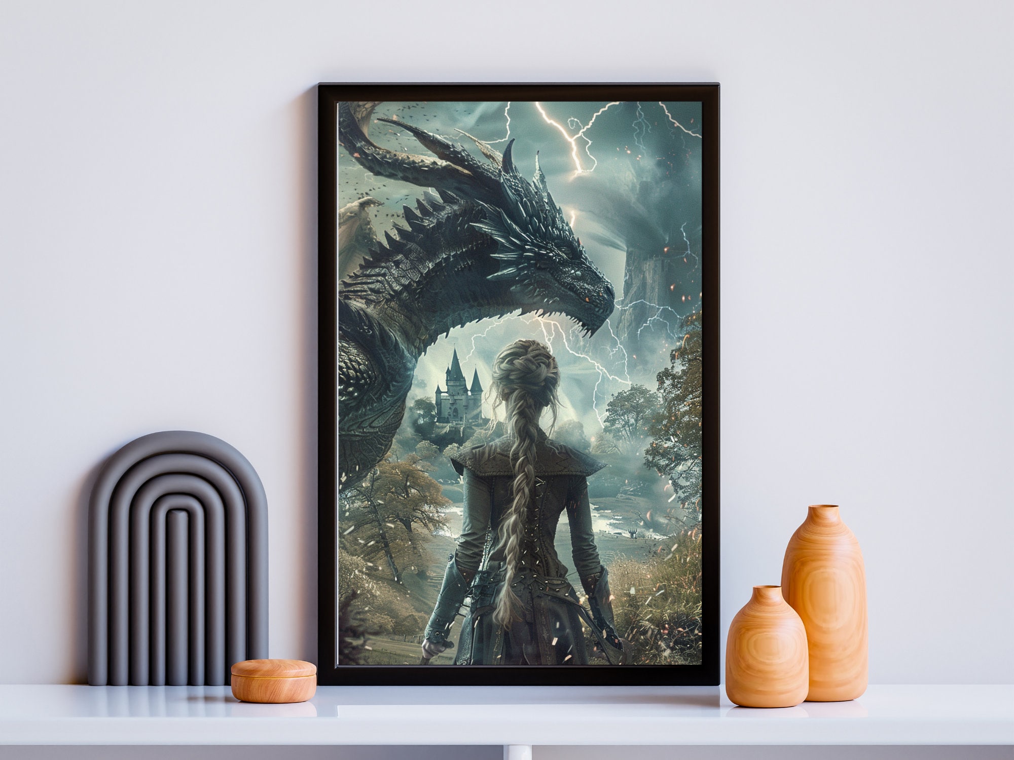 Violet Sorrengail Dragon Rider Art Print: Fourth Wing Wall Decor (Digital Download)