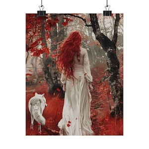 Poppy From Blood and Ash Fanart Romantasy & Book Lovers, Penellaphe DaNeer wall decor, Library Art, Reader wall art, FBAA, Fire in the Flesh