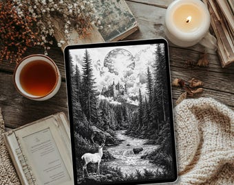 Throne of Glass Kindle Lock Screen: Terresen Castle (Digital Download)