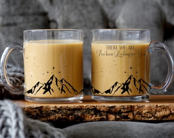 ACOTAR Glass Mug: Feyre and Rhysand, Bookish Gift