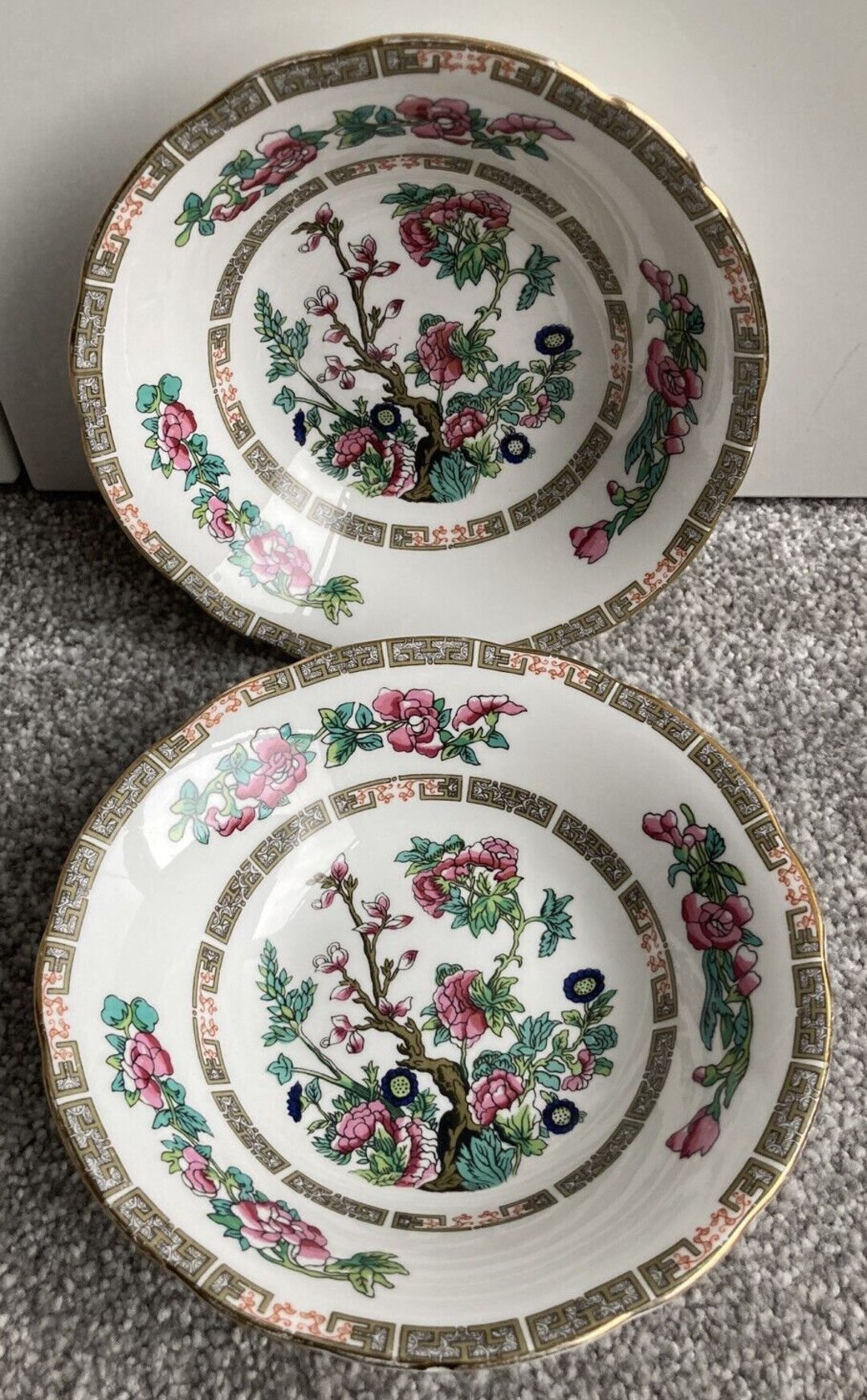 Vintage Duchess Pottery Indian Tree Soup Cereal Bowl X2 15.5cm VGC ...