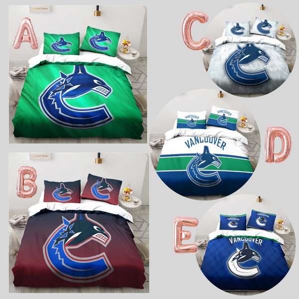 Canucks Bedding Etsy