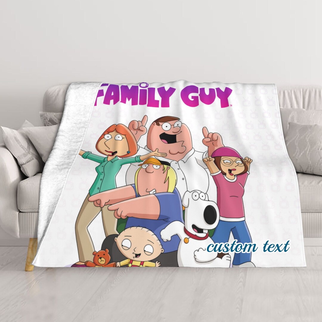 Custom Name Family Guy Blanket Baby Girl Boy Blankets Throw Etsy