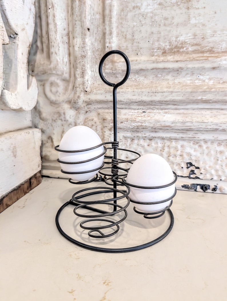 Wire Egg Rack Primitive Wire Egg Holder Farmhouse Decor - Etsy