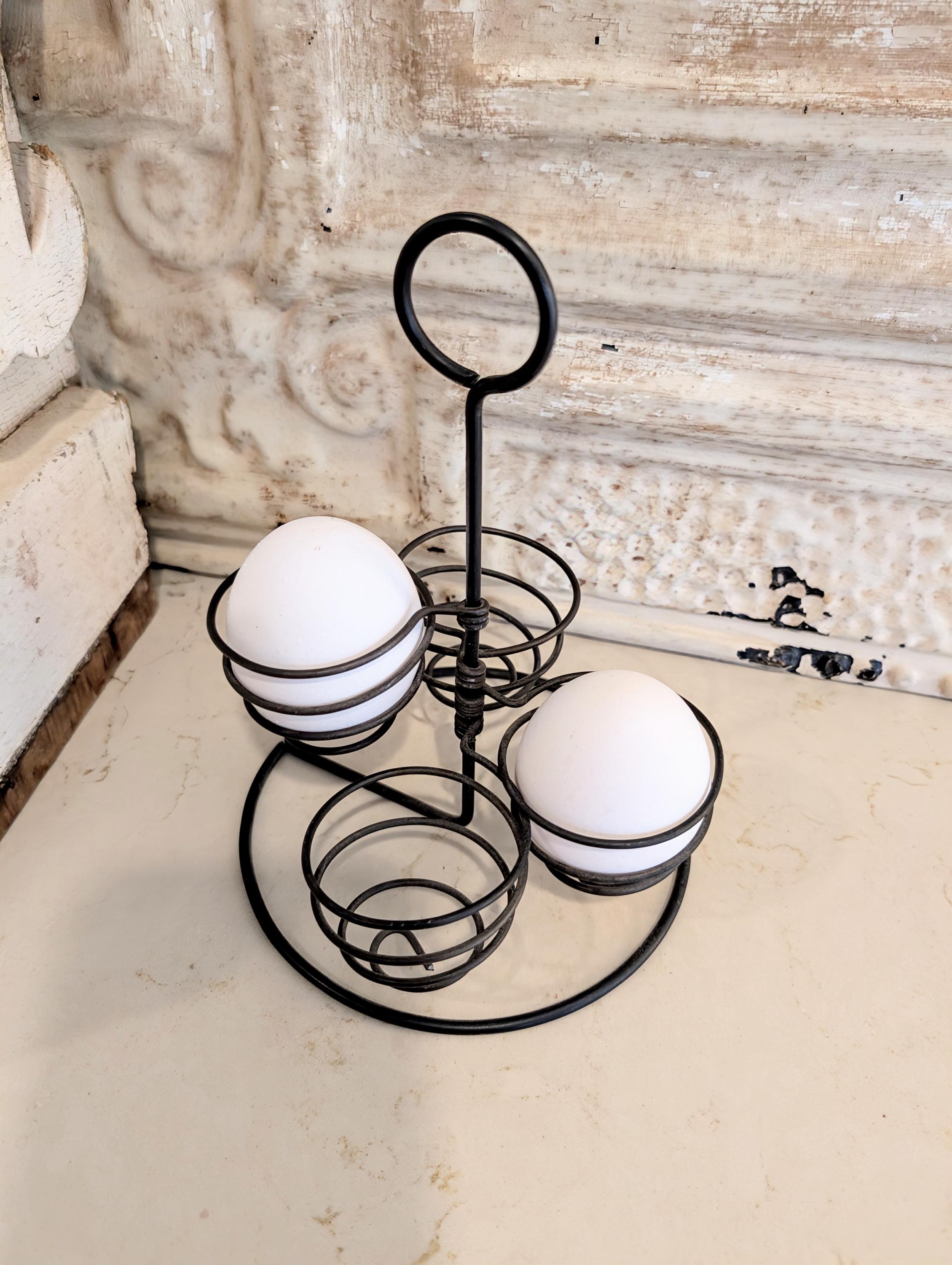Primitive Wire Egg Holder Farmhouse Decor - Etsy