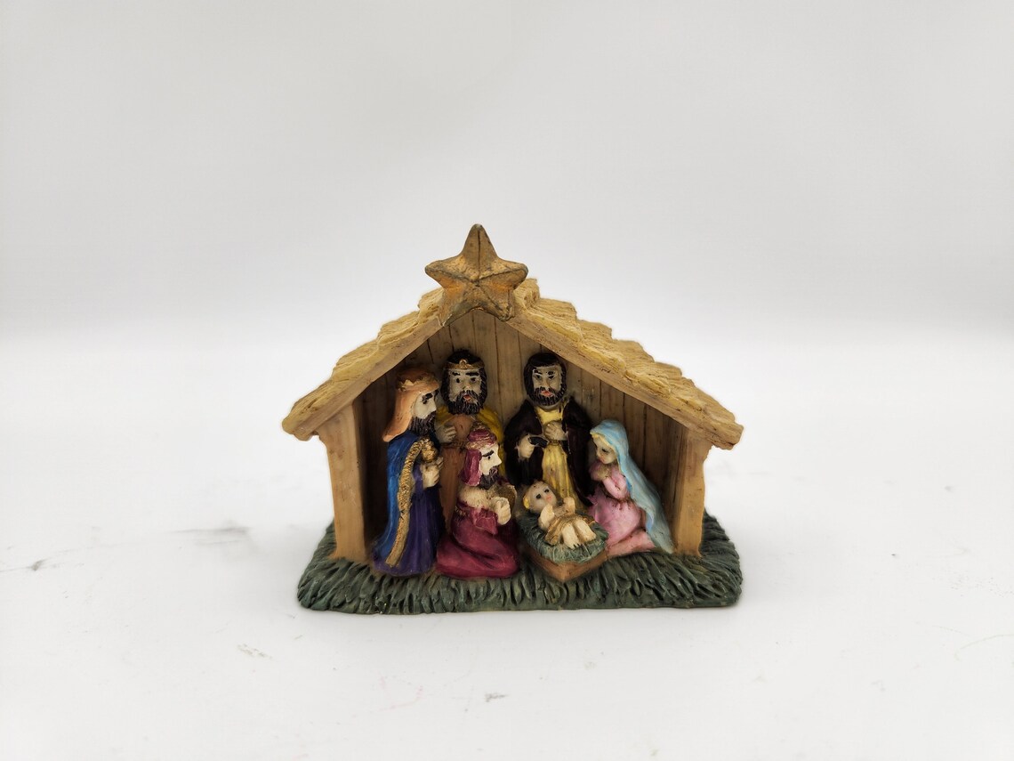 Vintage Nativity I Christmas Nativity I Table Top Nativity I Etsy