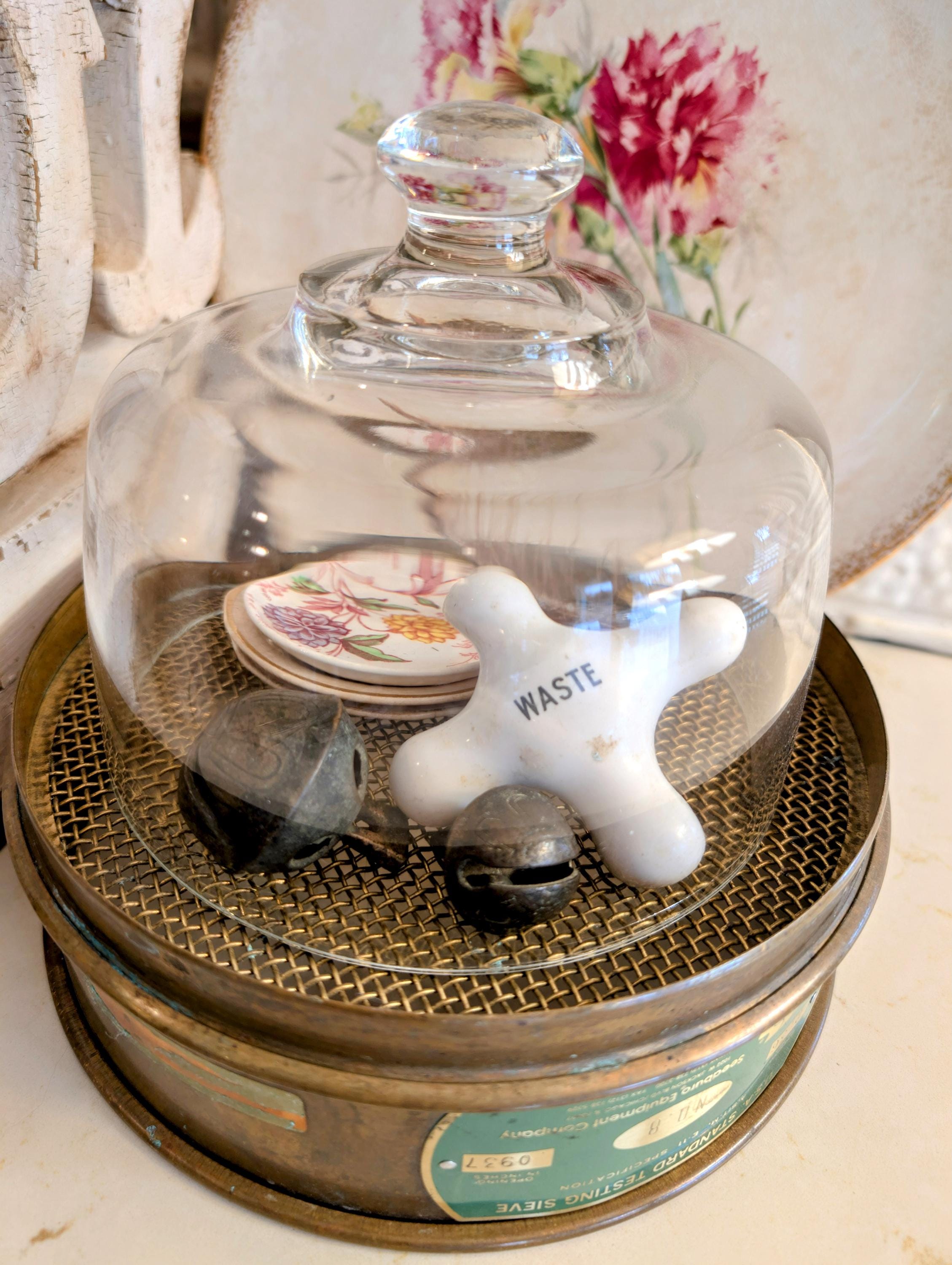 French Vintage Glass Cloche - Etsy