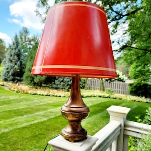Beautiful Brass Lamp  I   22 inches tall   I    French or English Country Decor